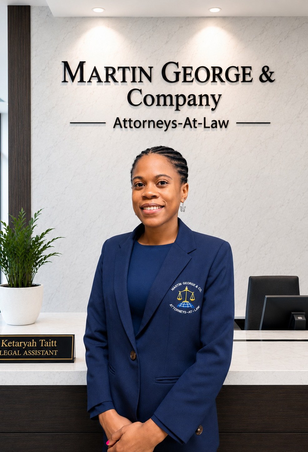Portrait of Ketaryah Taitt, Legal Assistant